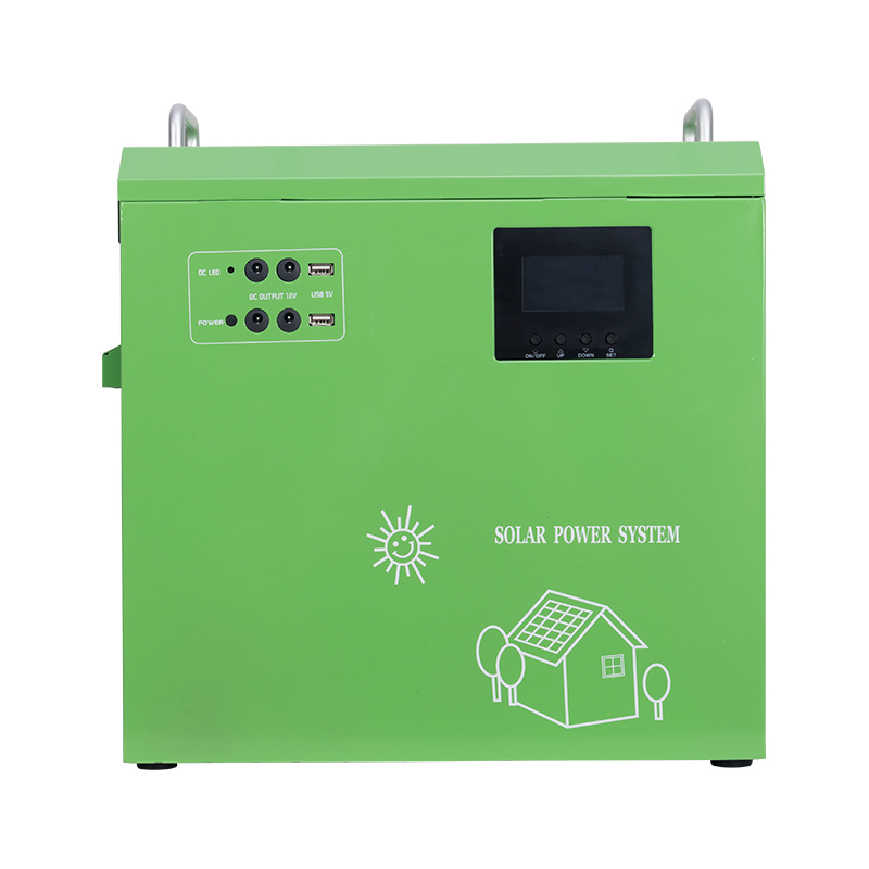 Sistema de energía solar fuera de la red de caja verde solar monofásico para aplicaciones domésticas