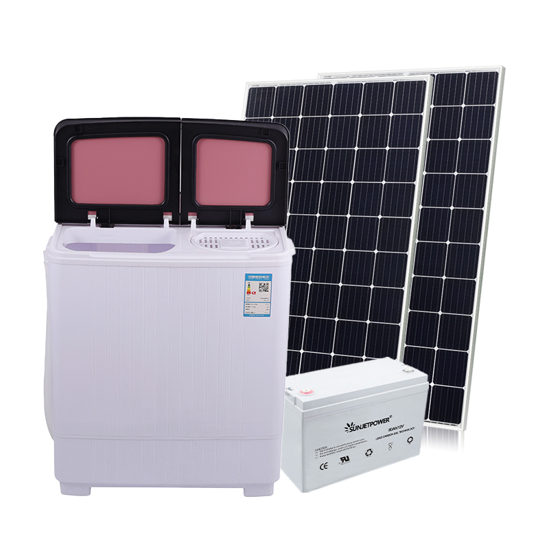 Lavadora solar ahorro de energía de la tina del gemelo de la lavadora de DC 12V